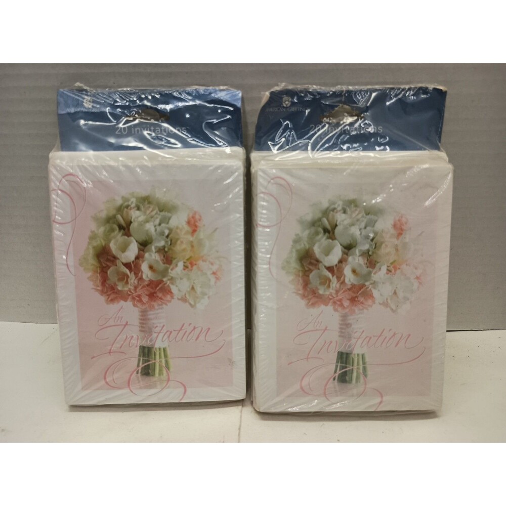40 COUNT (2 PACKS) American Greetings You're Invited invitations New NIP As Is